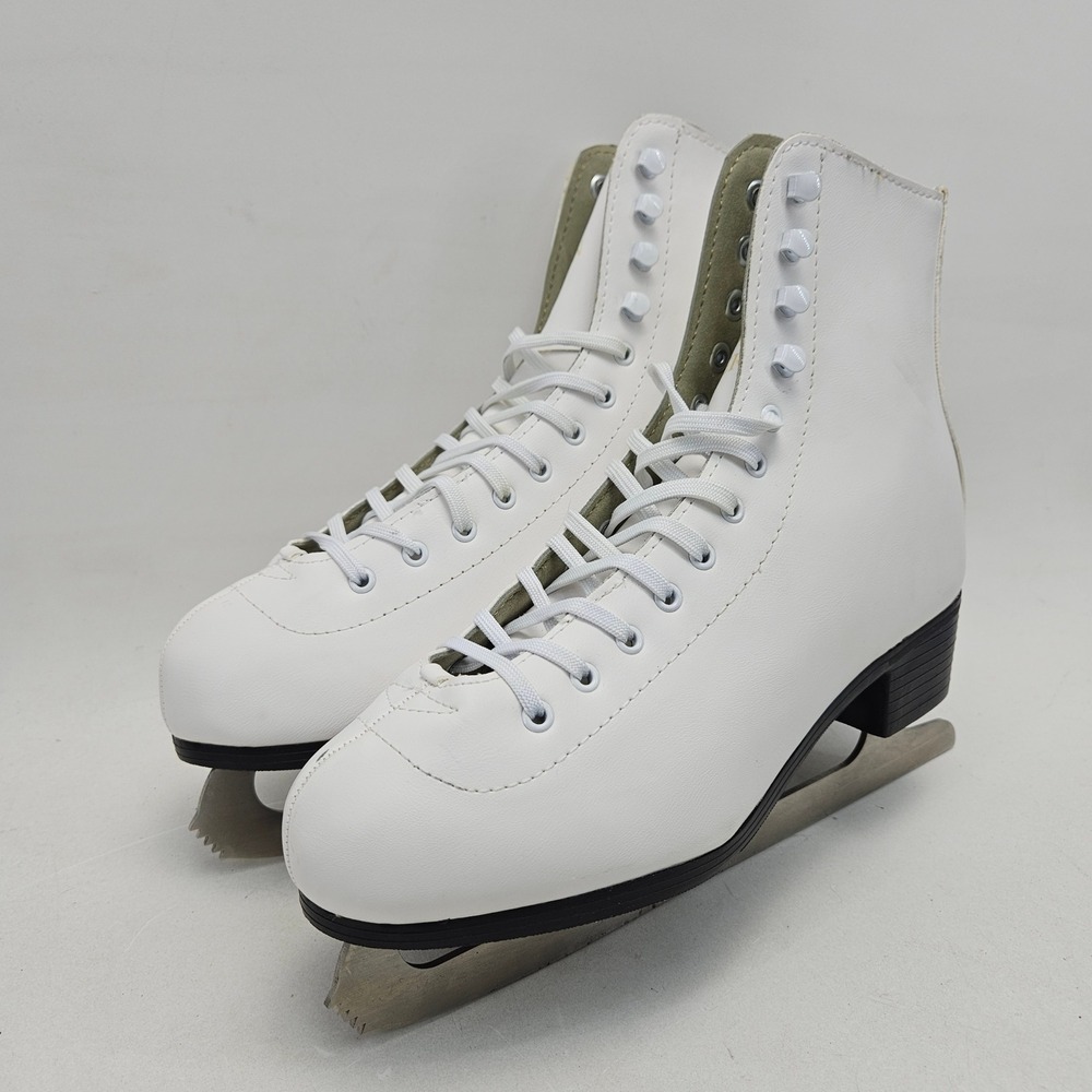 American Athletic Shoe Co White Figure Skates Womens Size 10 0012019001